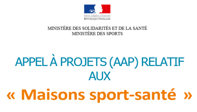 Appel à projets 2020 - Maisons Sport Santé