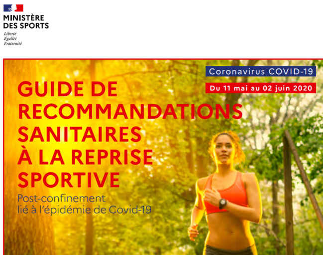 La reprise des activités sportives post-confinement - Les guides pratiques sont disponibles !