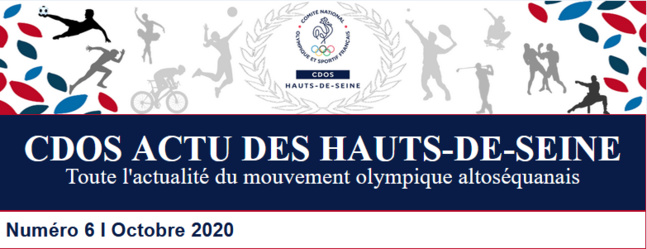 Le 6ème numéro du CDOS ACTU DES HAUTS-DE-SEINE - Octobre 2020