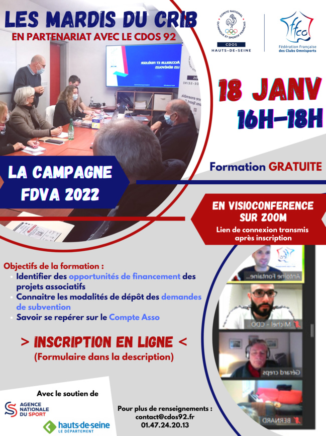 Lancement de la campagne de subventions FDVA 2022 Lancement de la campagne de subventions FDVA 2022