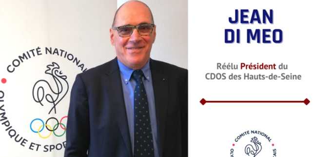 Un nouveau mandat pour Jean Di Meo - Résultats AG élective du CDOS 92 Un nouveau mandat pour Jean Di Meo - Résultats AG élective du CDOS 92