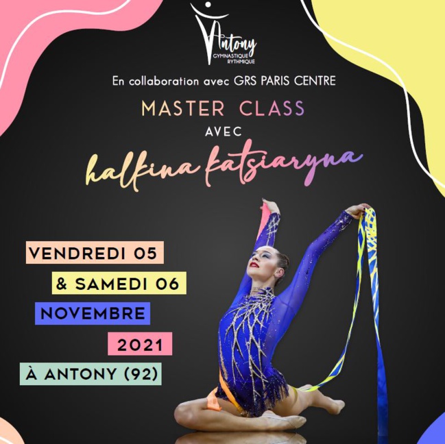 Le club Antony GR vous invite à sa Master Class - les 5 et 6 novembre 2021 - Les inscriptions sont ouvertes !