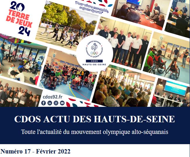 CDOS Actu des Hauts-de-Seine - n°17 - Février 2022