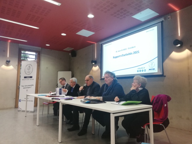 Retour sur l'Assemblée Générale Ordinaire du CDOS 92 Retour sur l'Assemblée Générale Ordinaire du CDOS 92