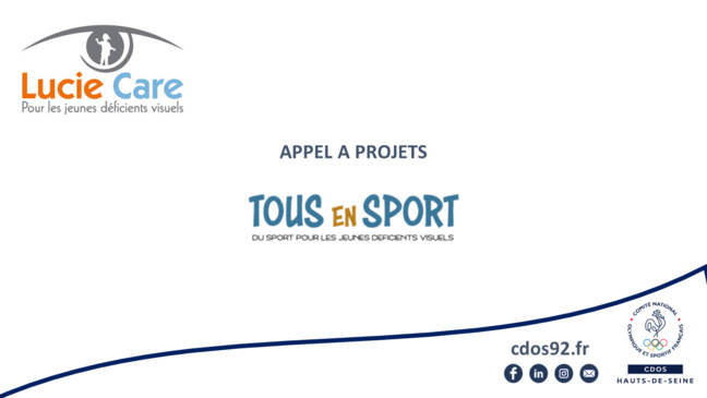 Fonds de dotation Lucie Care et son appel à projet "Tous en Sport"