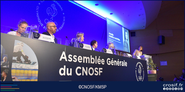 Retour sur l' Assemblée Générale du CNOSF Retour sur l' Assemblée Générale du CNOSF