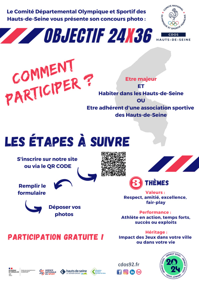 Le Concours photo du CDOS 92 pour Paris 2024 !