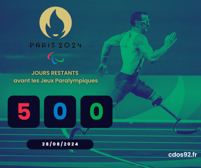 500 jours avant les Jeux Paralympiques 2024 500 jours avant les Jeux Paralympiques 2024