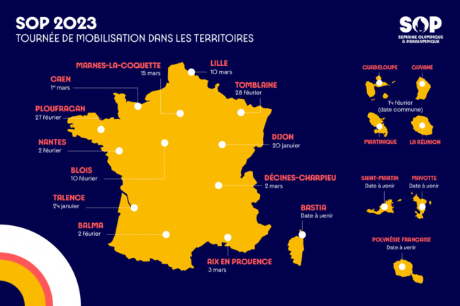 Succès de la dernière étape de la tournée des territoires SOP2023 : l'esprit olympique et paralympique en action Succès de la dernière étape de la tournée des territoires SOP2023 : l'esprit olympique et paralympique en action