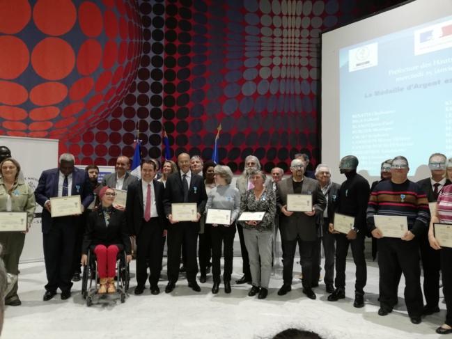 Cérémonie de remise des médailles Ministérielles de la Jeunesse, des Sports et de l'Engagement Associatif - jeudi 25 janvier 2024 