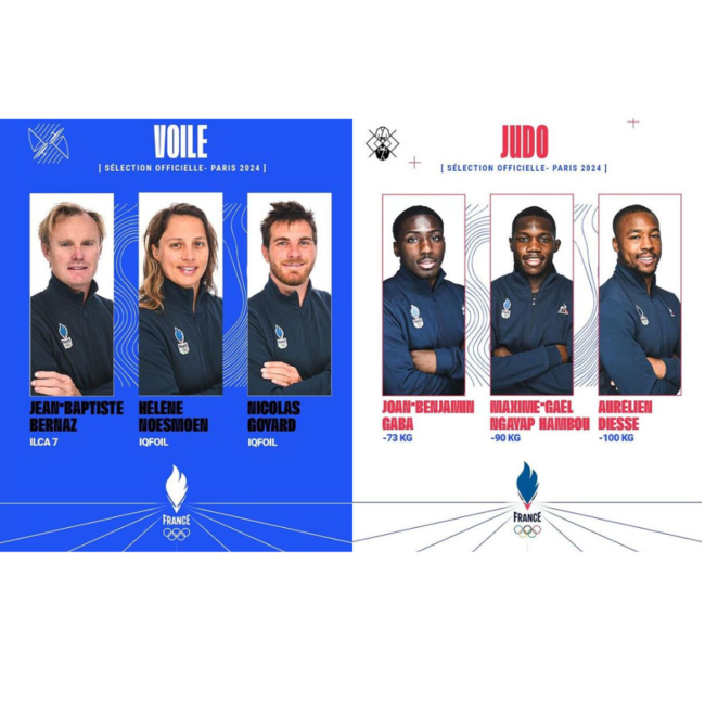 Six nouveaux athlètes rejoignent la délégation française pour les Jeux Olympiques de Paris 2024