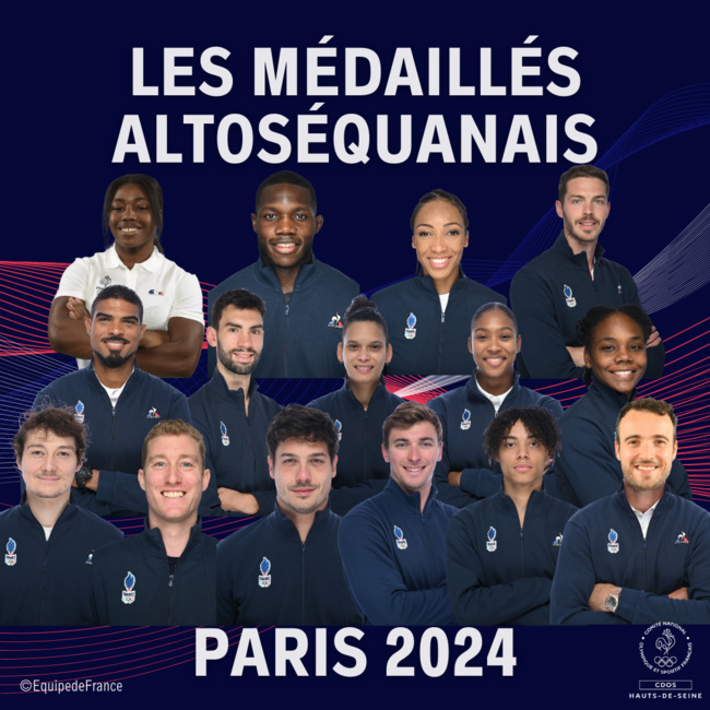 Les médaillés altoséquanais des Jeux Olympiques de Paris 2024 Les médaillés altoséquanais des Jeux Olympiques de Paris 2024