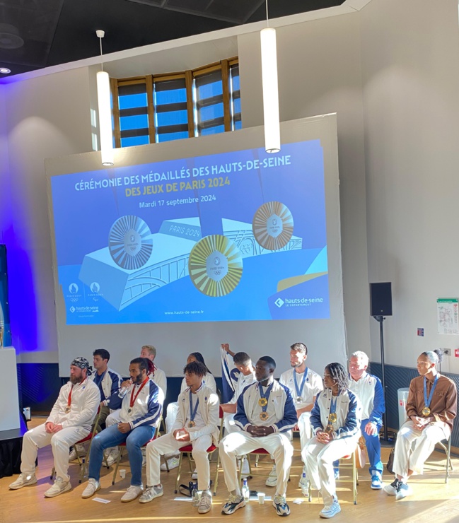 Le conseil départemental des Hauts-de-Seine célèbre ses médaillés olympiques et paralympiques Le conseil départemental des Hauts-de-Seine célèbre ses médaillés olympiques et paralympiques