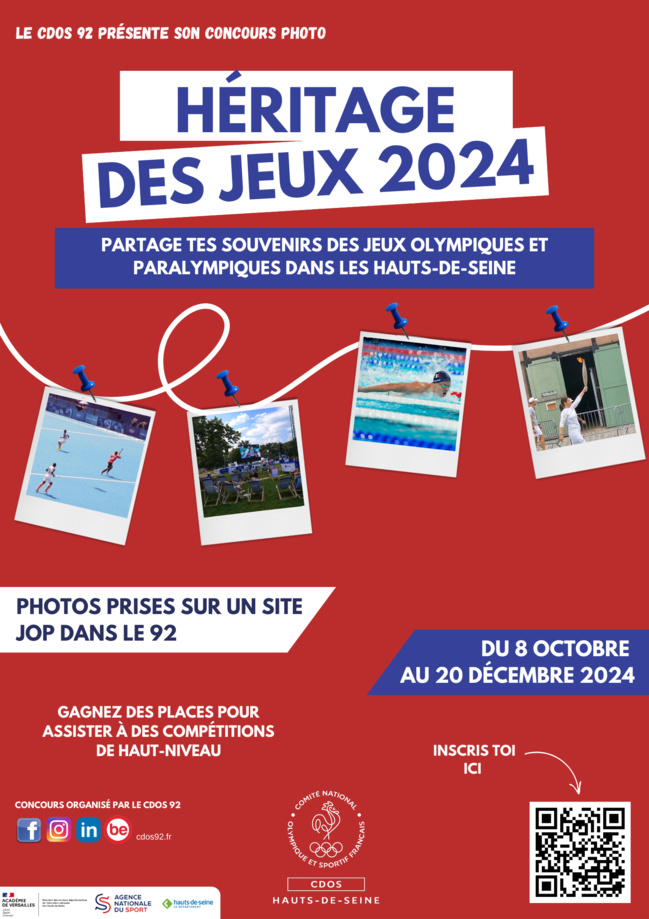 Lancement du concours photo "Héritage des Jeux 2024" Lancement du concours photo "Héritage des Jeux 2024"