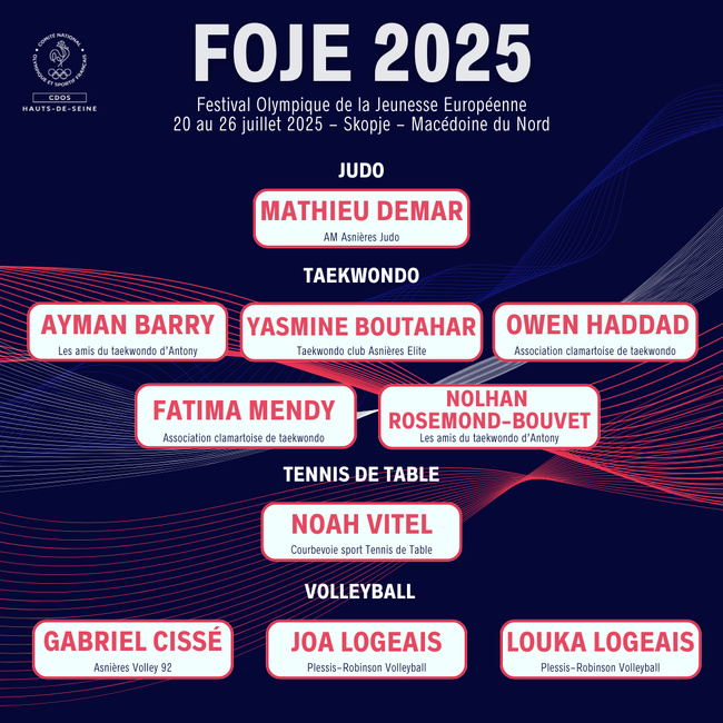 Festival Olympique de la Jeunesse Européenne 2025 (FOJE) Festival Olympique de la Jeunesse Européenne 2025 (FOJE)