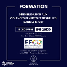 Nouvelle session de formation du CDOS 92 - Décembre 2025