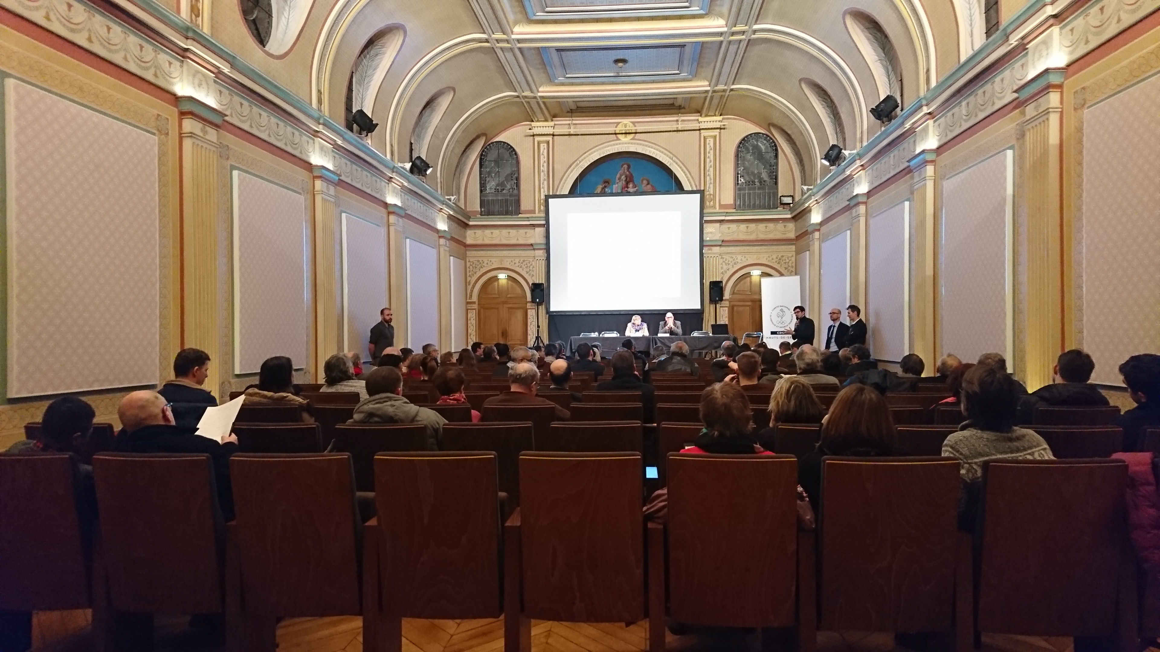 Soirée CNDS pour les comités au Théâtre des Sablons à Neuilly-sur-Seine.