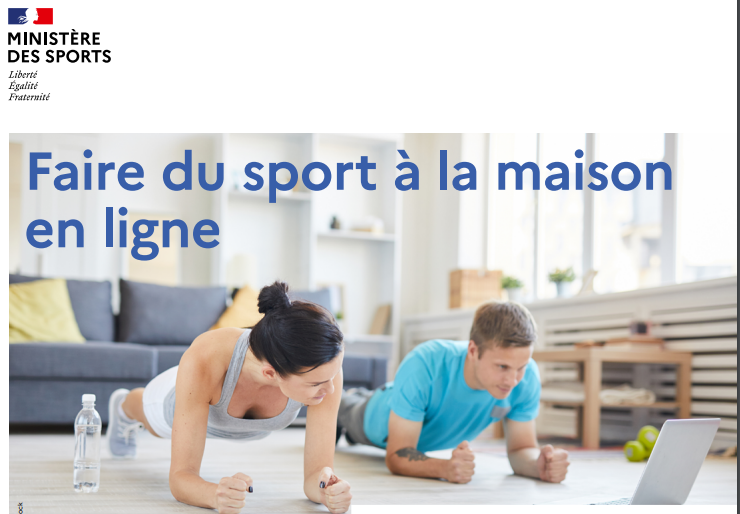 Faire du sport à la maison en ligne !