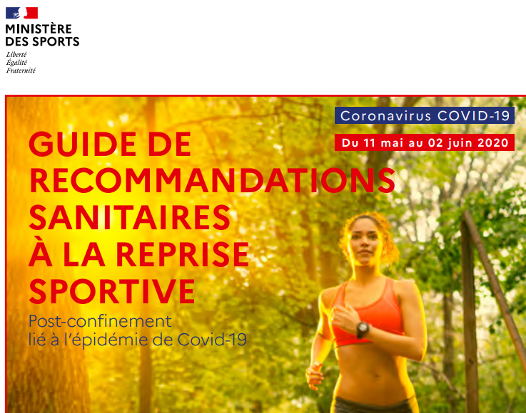 La reprise des activités sportives post-confinement - Les guides pratiques sont disponibles !