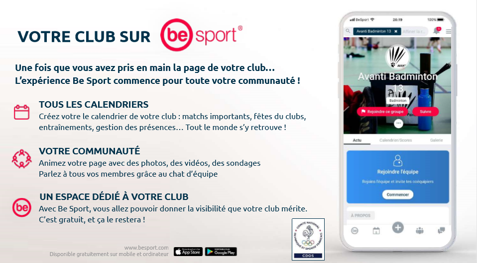 Lancement de la plateforme "Mon club près de chez moi" et label "Carte passerelle"