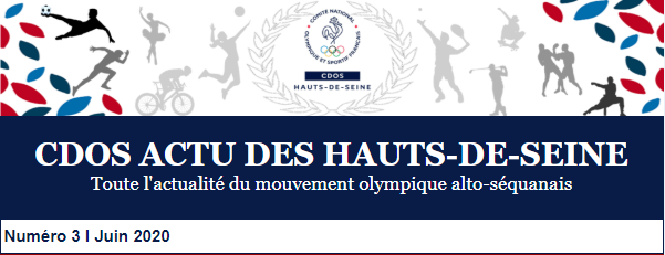 Le 3ème numéro du CDOS Actu des Hauts-de-Seine - Juin 2020