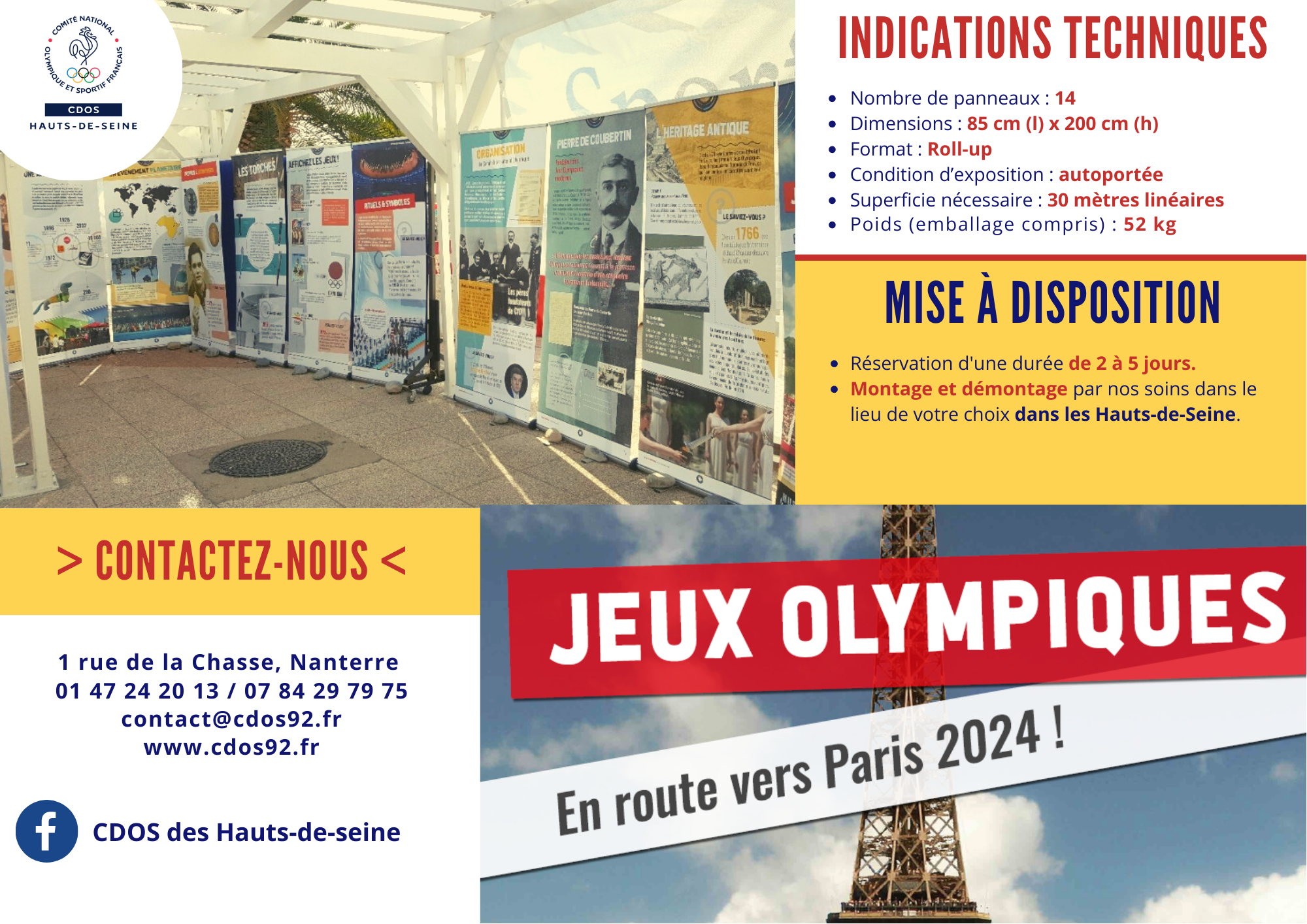 Notre Exposition itinérante - "Jeux Olympiques - En route vers Paris 2024 !" Notre Exposition itinérante - "Jeux Olympiques - En route vers Paris 2024 !"