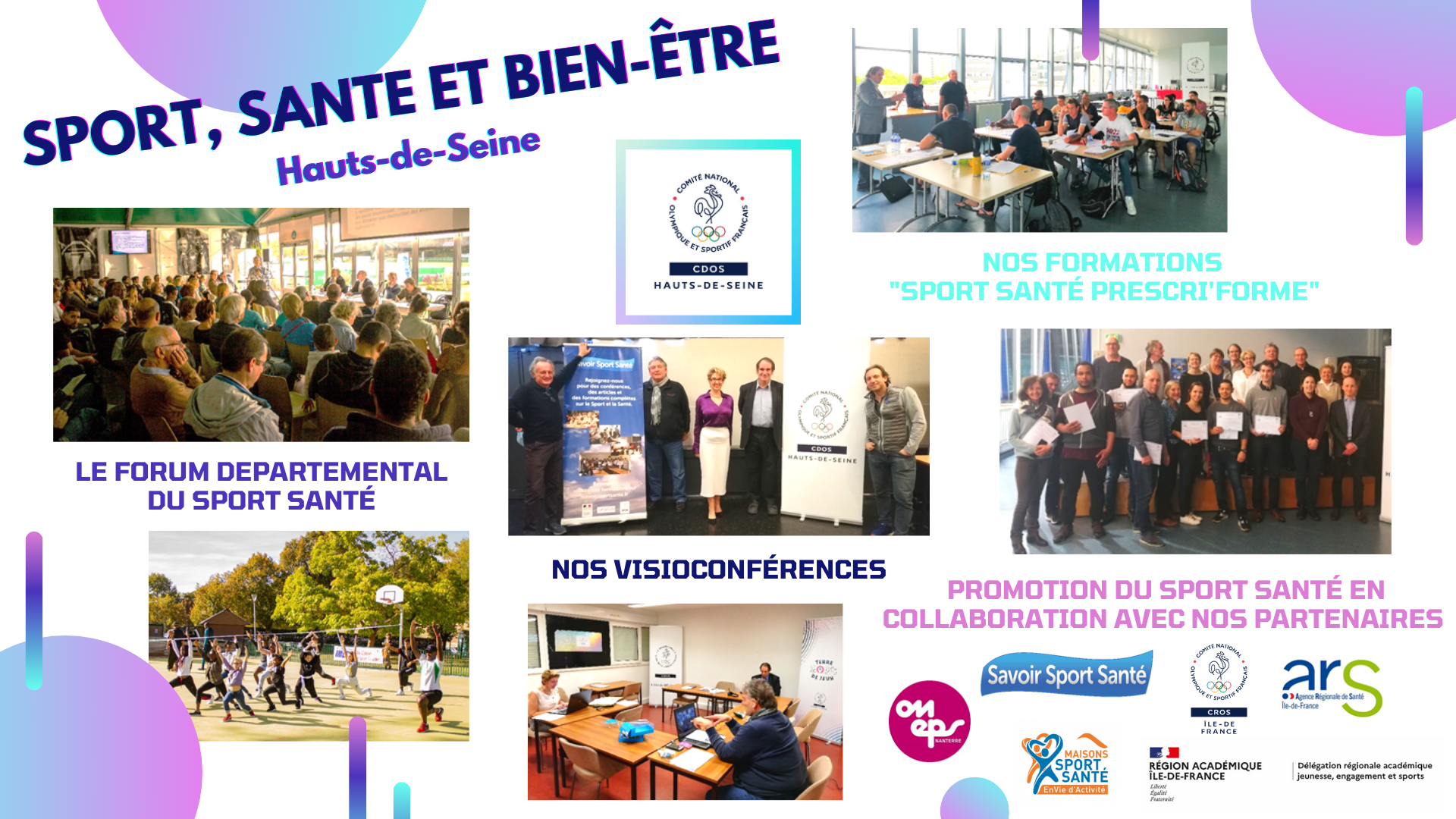 Nos actions en faveur du Sport Santé dans les Hauts-de-Seine