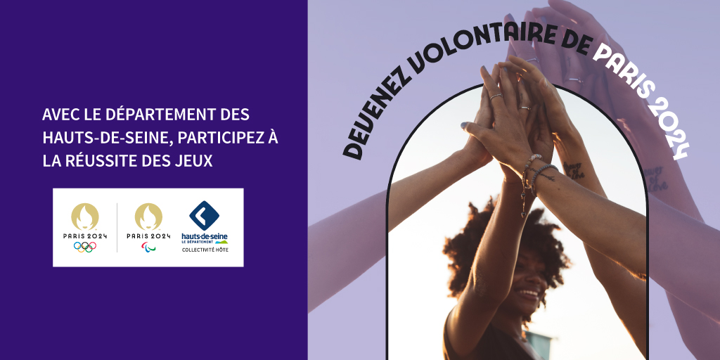 Devenez volontaire pour Paris 2024 - La pré-sélection est ouverte dans les Hauts-de-Seine !