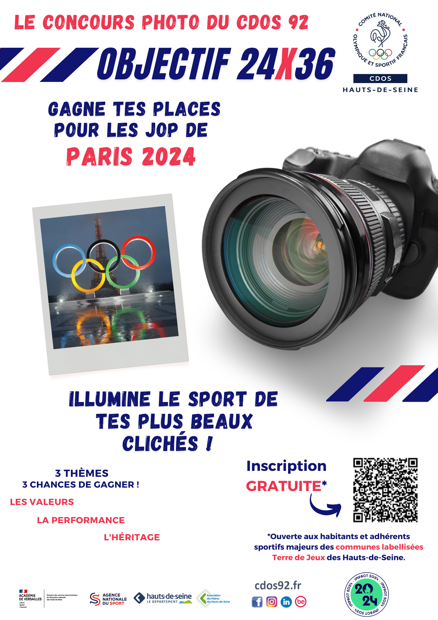 Le Concours photo du CDOS 92 pour Paris 2024 ! Le Concours photo du CDOS 92 pour Paris 2024 !