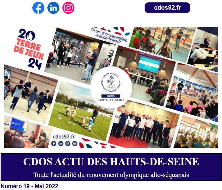 CDOS Actu des Hauts-de-Seine - Numéro 19 - Mai 2022