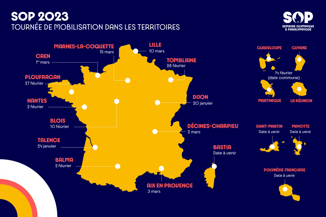 Succès de la dernière étape de la tournée des territoires SOP2023 : l'esprit olympique et paralympique en action