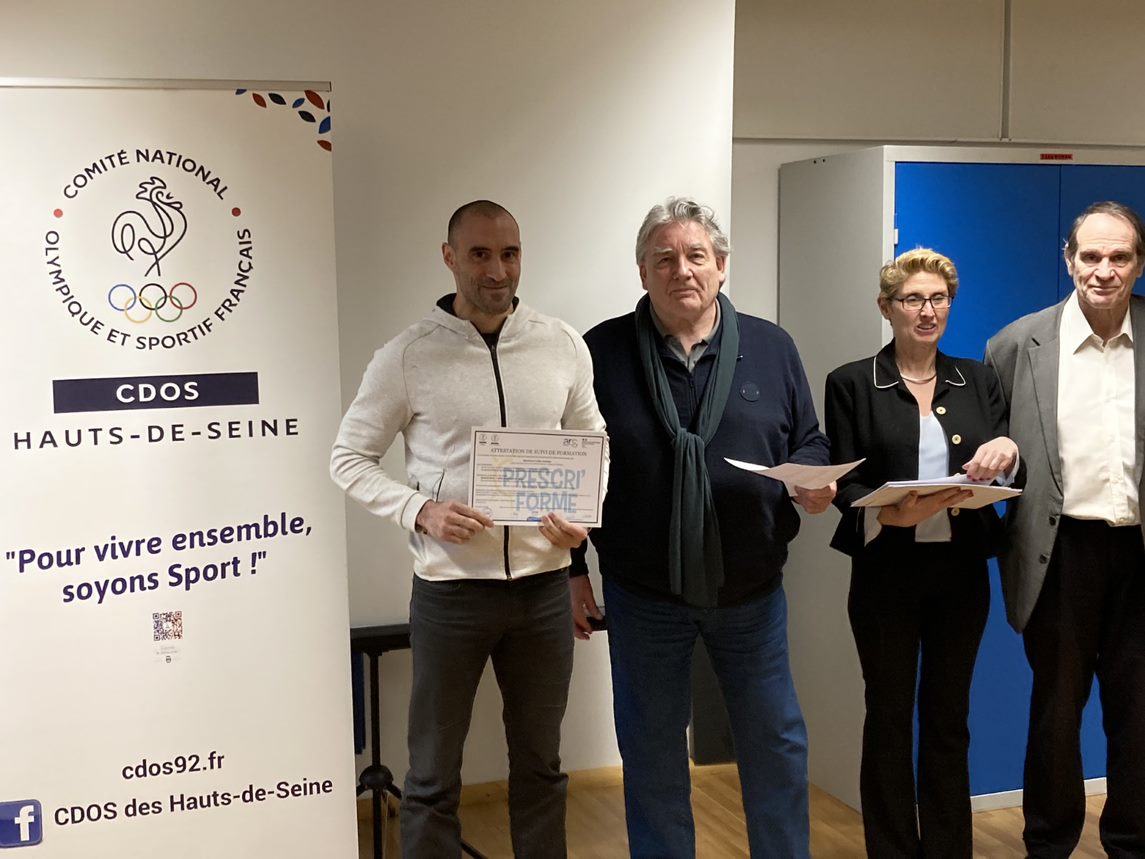 Une étape marquante : Remise des diplômes de la formation sport santé Une étape marquante : Remise des diplômes de la formation sport santé