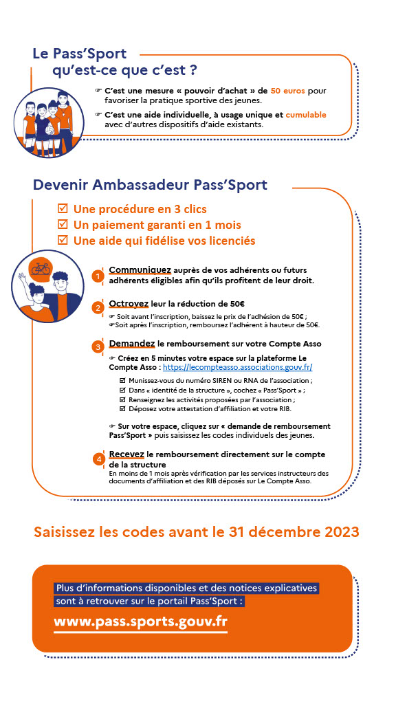 Pass'Sport 2023 - 2024 