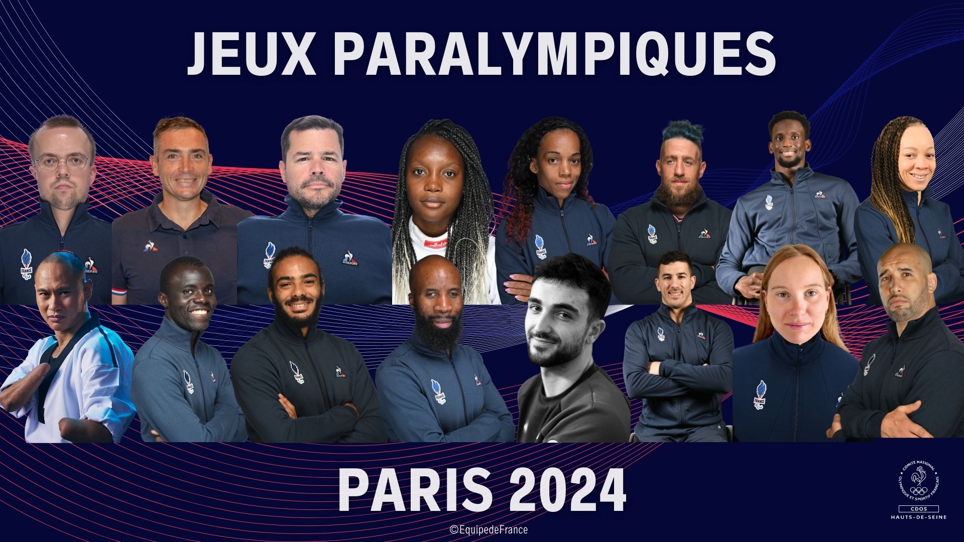 Les altoséquanais sélectionnés aux Jeux Paralympiques de Paris 2024