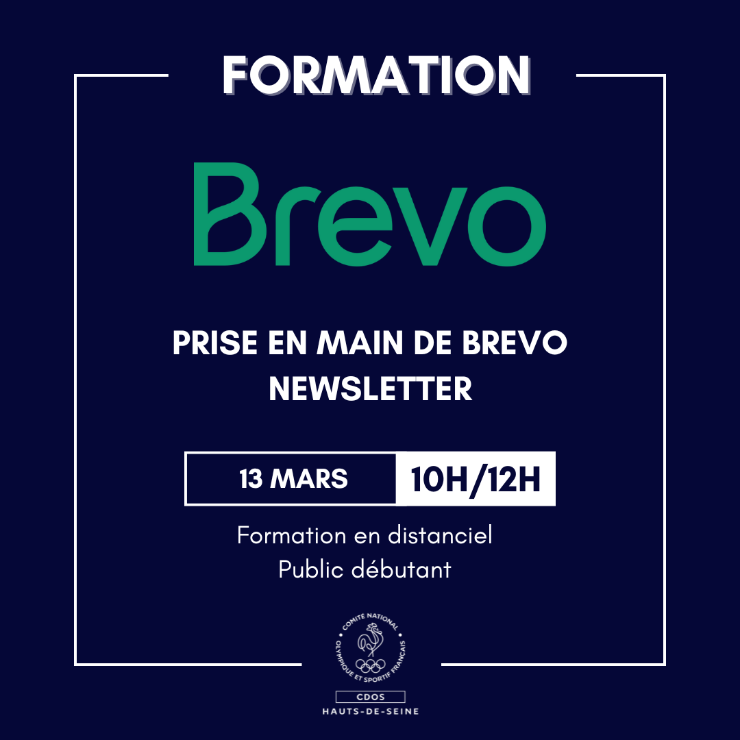 Formations du CDOS 92 - Session mars 2025 Formations du CDOS 92 - Session mars 2025