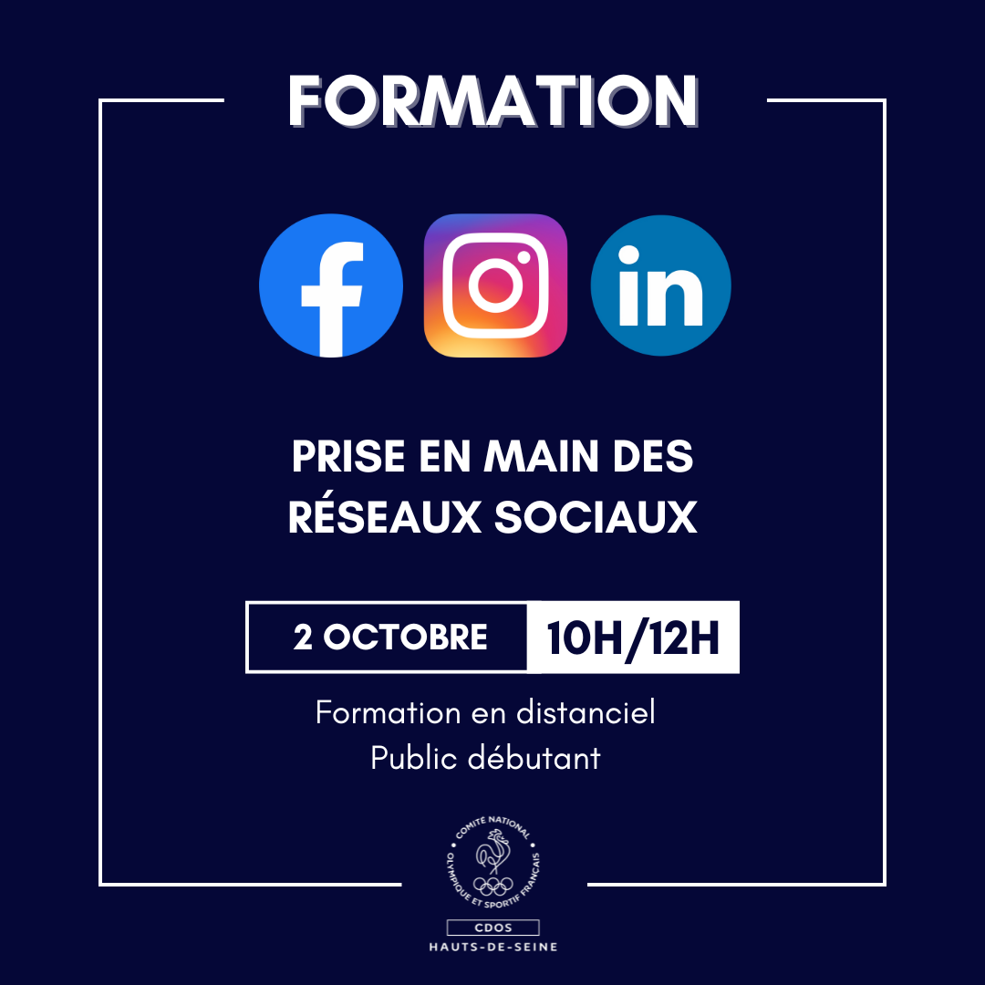 Formations du CDOS 92 - Session d'octobre 2025
