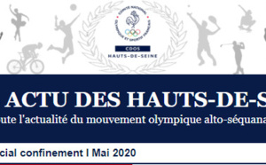 Le 2ème numéro du CDOS Actu des Hauts-de-Seine - Spécial confinement - mai 2020