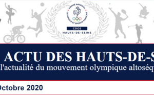 Le 6ème numéro du CDOS ACTU DES HAUTS-DE-SEINE - Octobre 2020