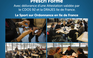 Notre prochaine formation Sport Santé Prescri'forme - Session Novembre et Décembre 2021