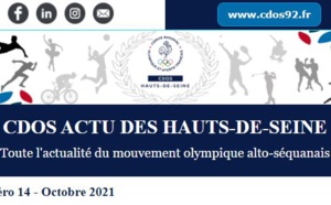 CDOS ACTU DES HAUTS-DE-SEINE - NUMÉRO 14 - Octobre 2021