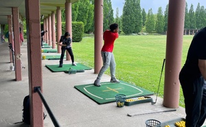 Séance découverte de golf pour les jeunes de l'AEJ de Courbevoie